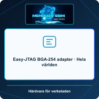 Easy-JTAG BGA-254 adapter · Hela världen