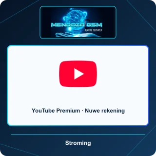 YouTube Premium · Nuwe rekening