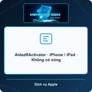 AldazRActivator · iPhone / iPad · Không có sóng